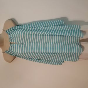 Very nice cold shoulder blouse.  It is a size L. Excellent condition